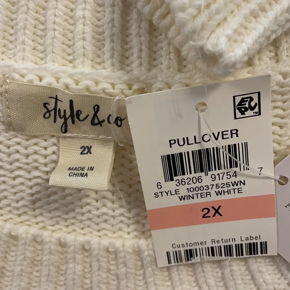2X Style & Co Sweater D06 5271‎